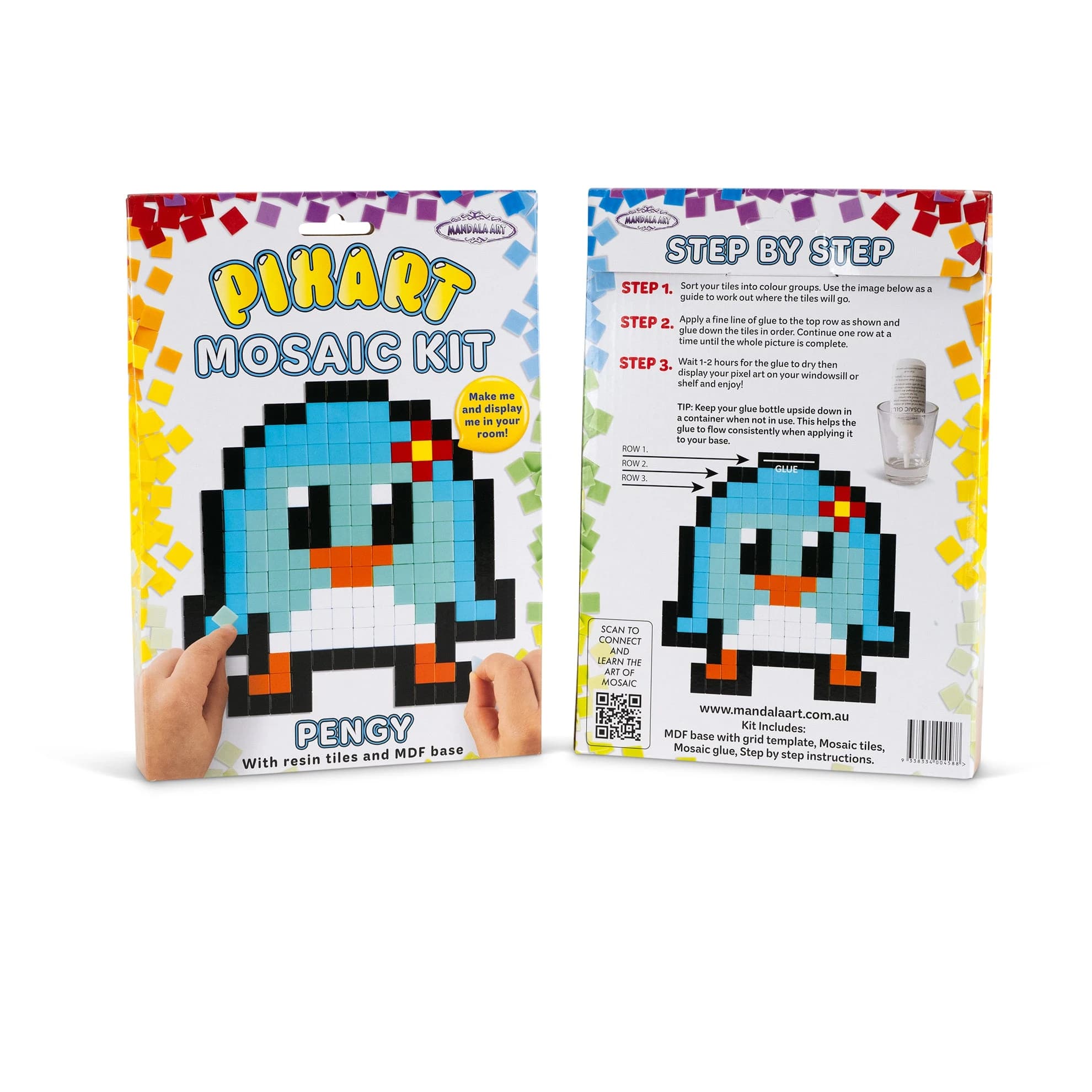 Pengy Penguin Pixart Mosaic Kit thumbnail 2