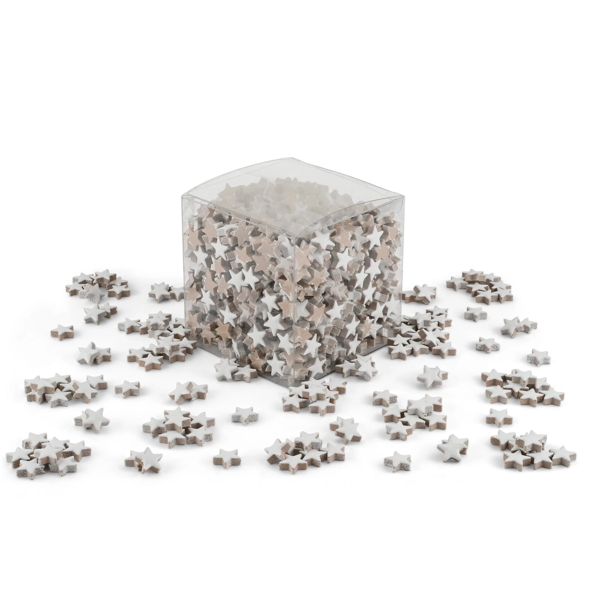 White Star Shaped Ceramic Tiles 800g