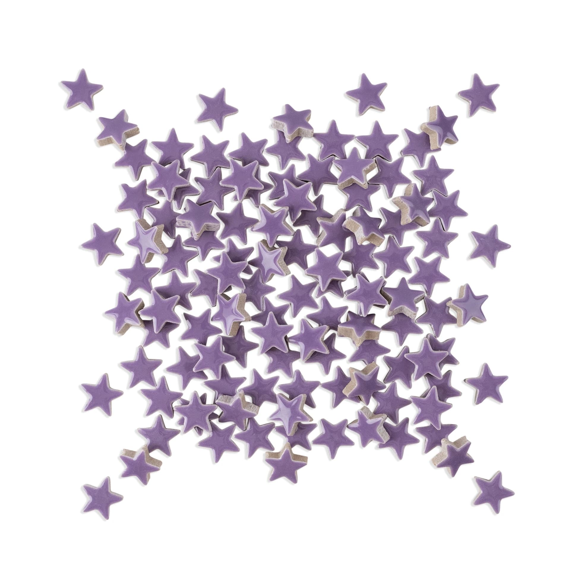 Purple Star Shaped Ceramic Tiles 800g thumbnail 2