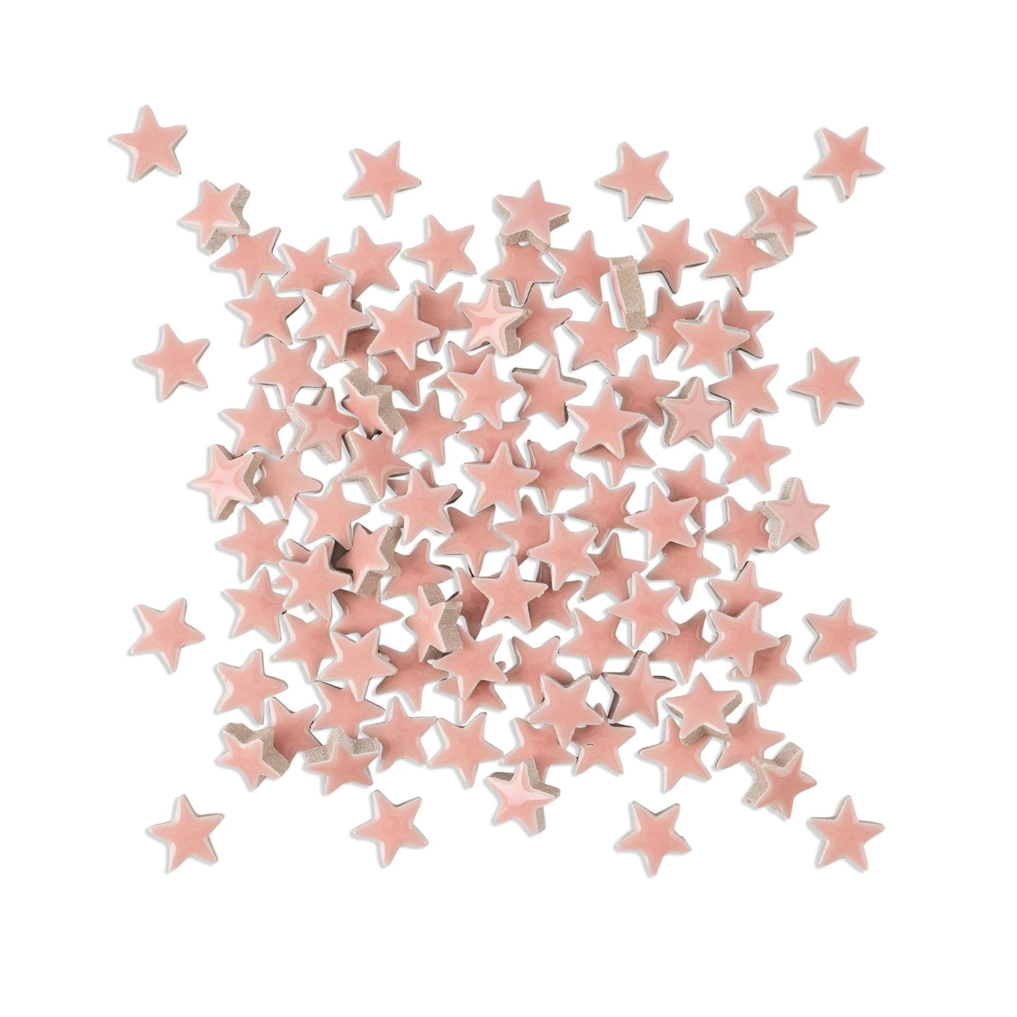 Pink Star Shaped Ceramic Tiles 800g thumbnail 2