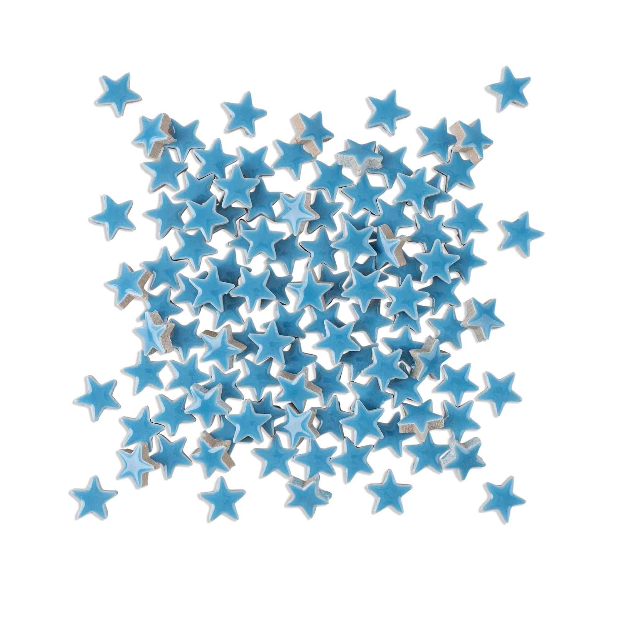 Light Blue Star Shaped Ceramic Tiles 800g thumbnail 2