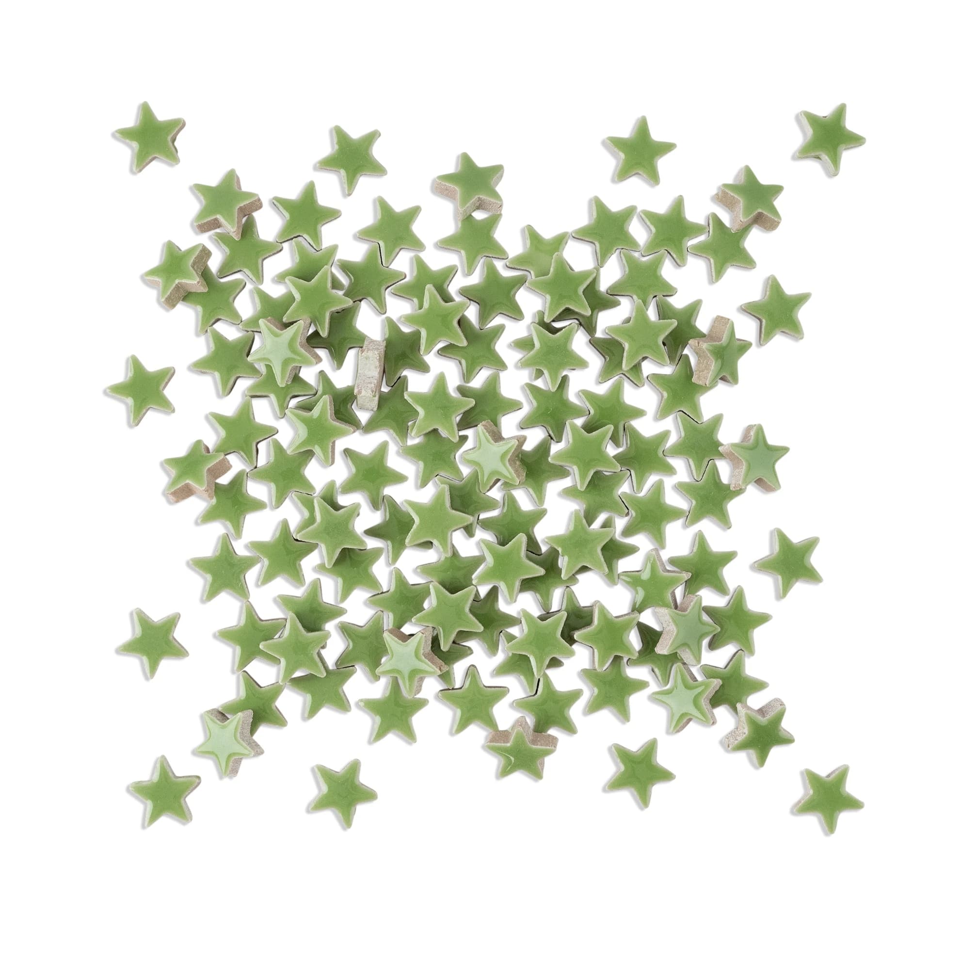 Green Star Shaped Ceramic Tiles 800g thumbnail 2