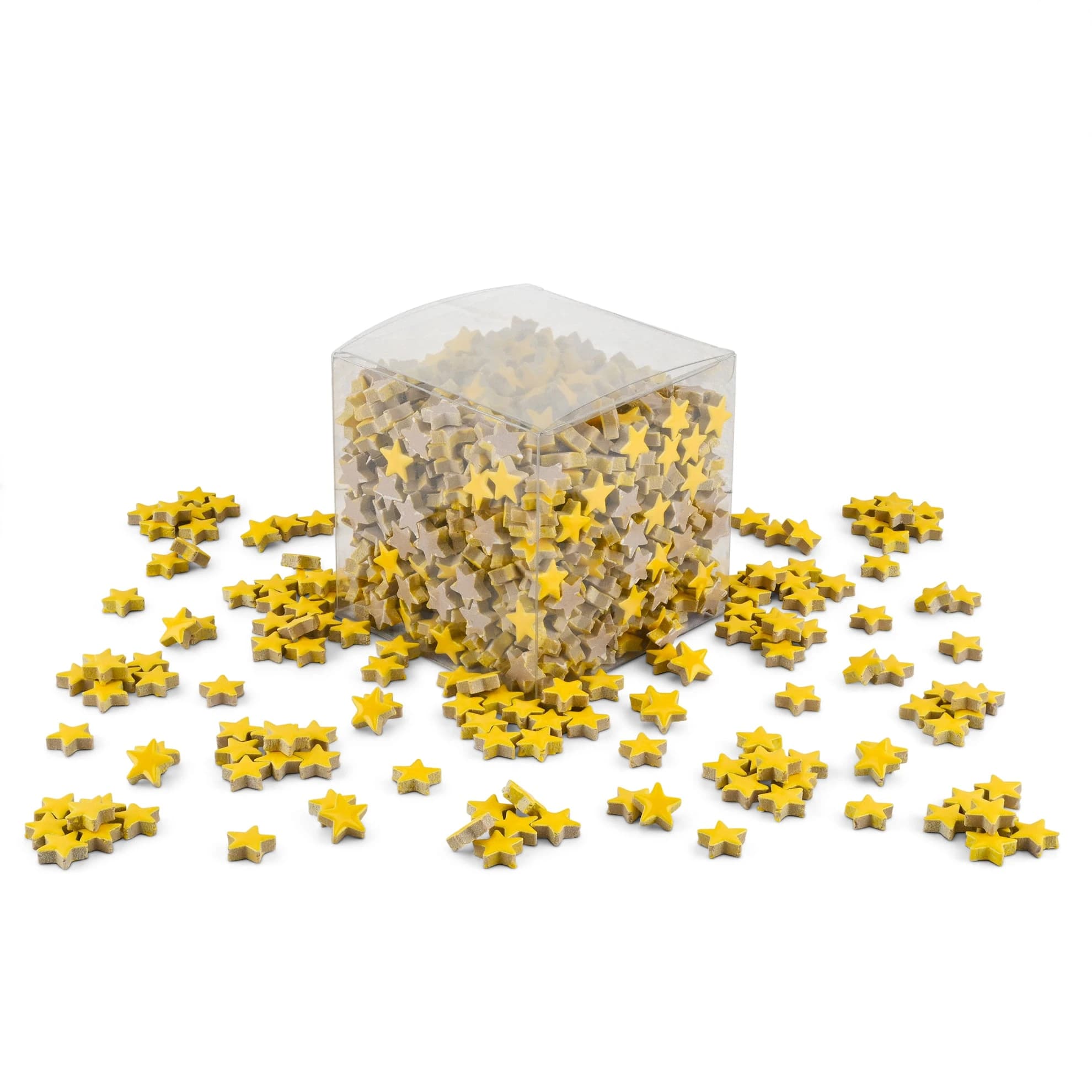 Yellow Star Shaped Ceramic Tiles 800g