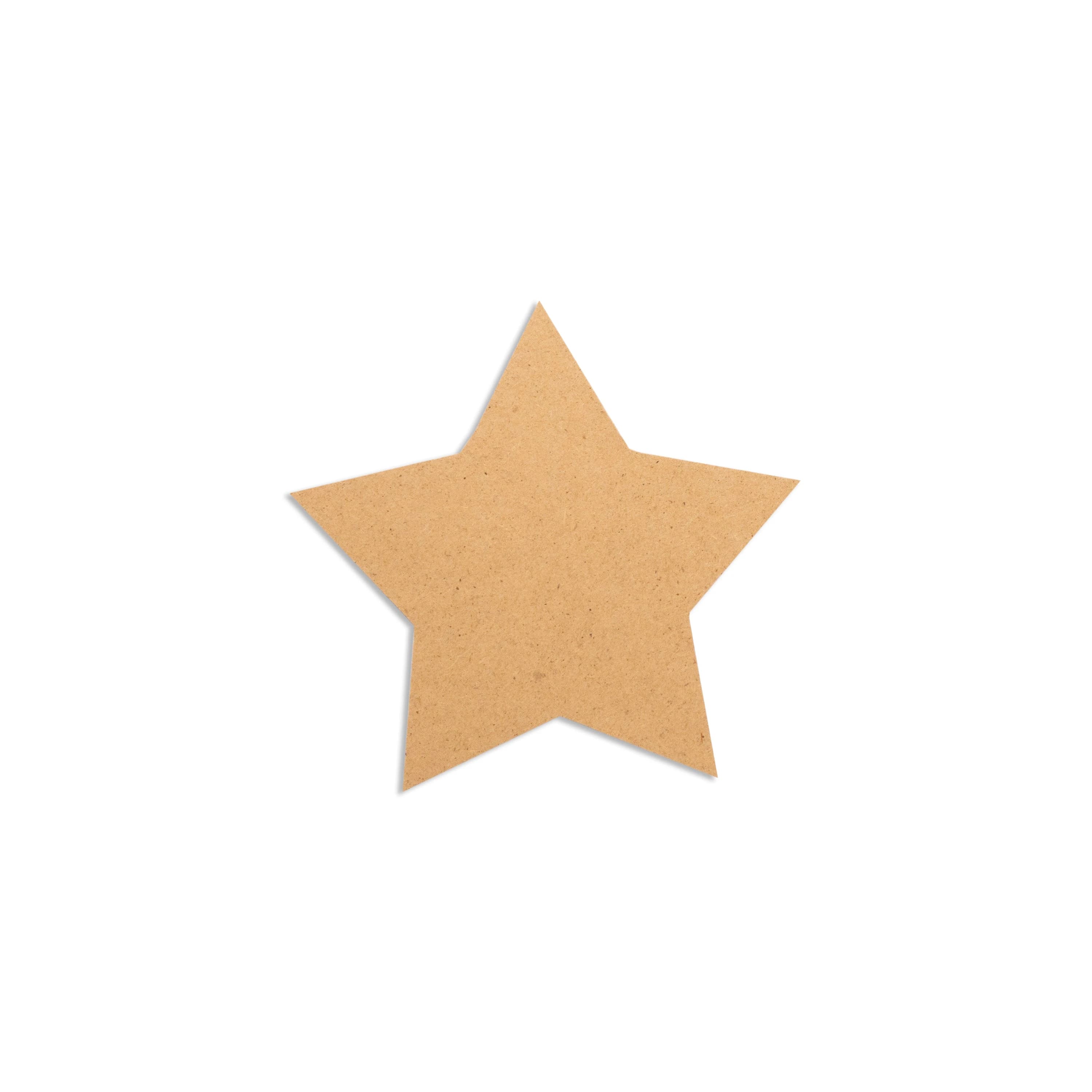 MDF Star Shape Coaster Base 125x120mm x 10
