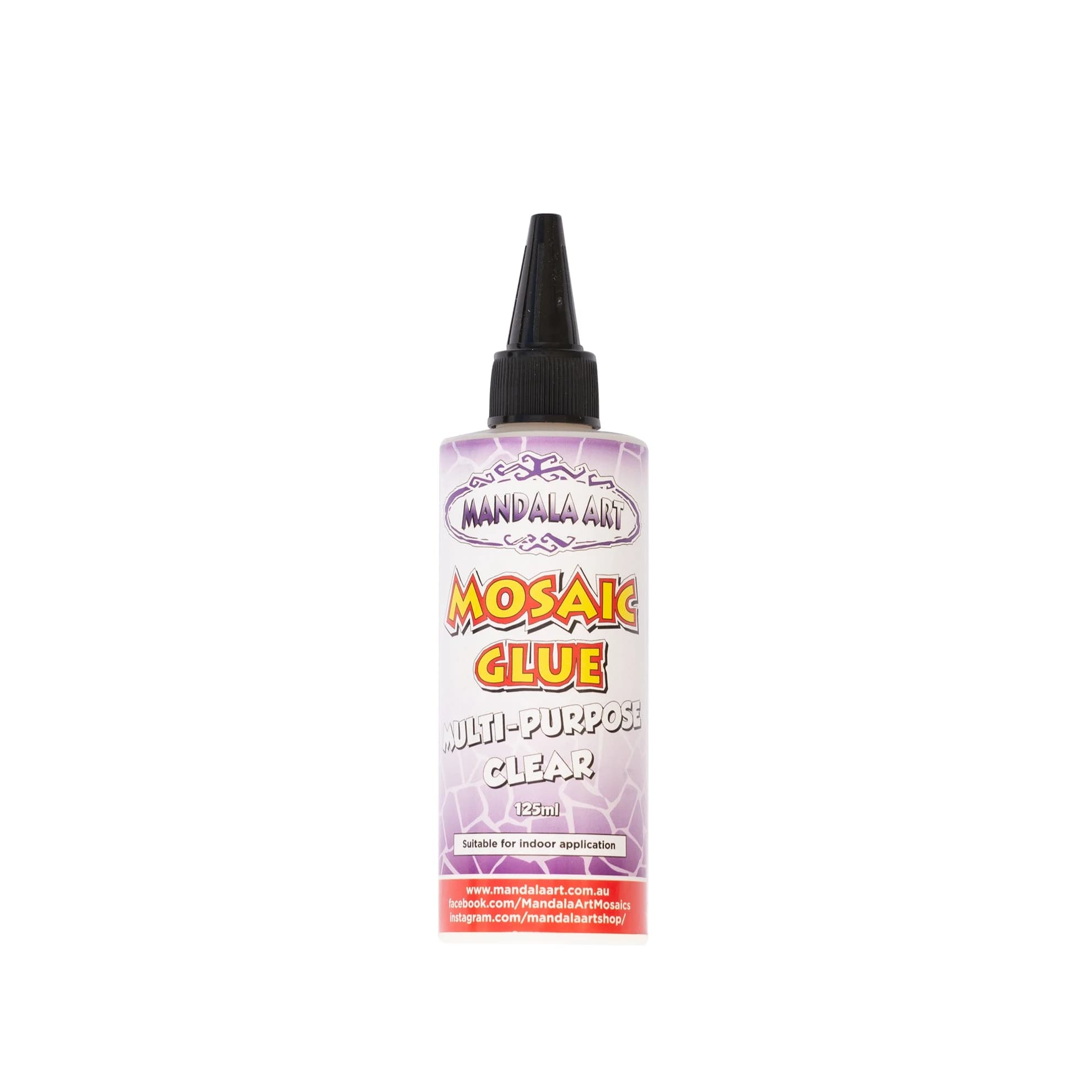 Clear Acrylic Craft Mosaic Glue 125ml x 12 Bottles