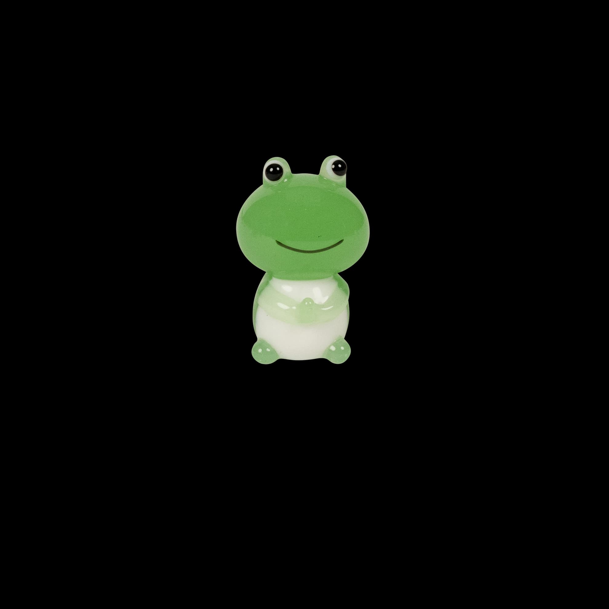 Glass Frog Handmade Mosaic Embellishment - 1 pc